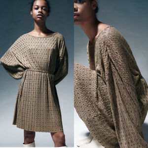 Zara Print Relaxed Boho Mini Dress